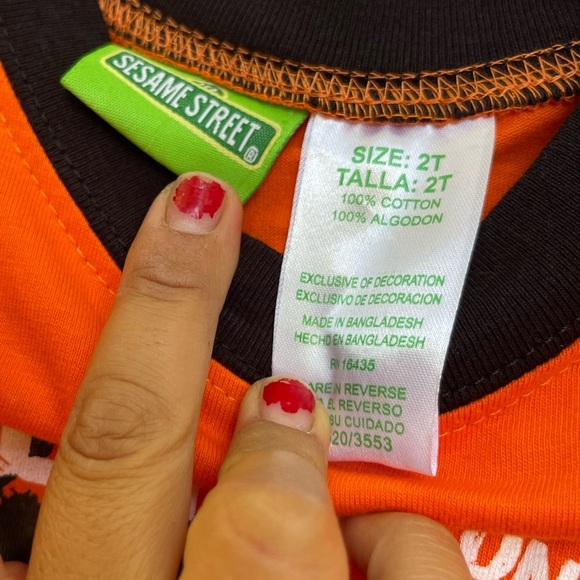 Deadstock y2k Elmo Sesame Street size 2t - Picture 3 of 4